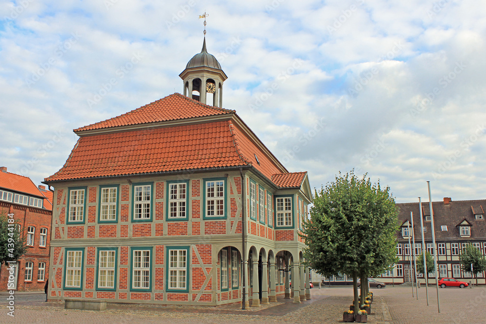 Barockes Rathaus in Boizenburg (Mecklenburg-Vorpommern)