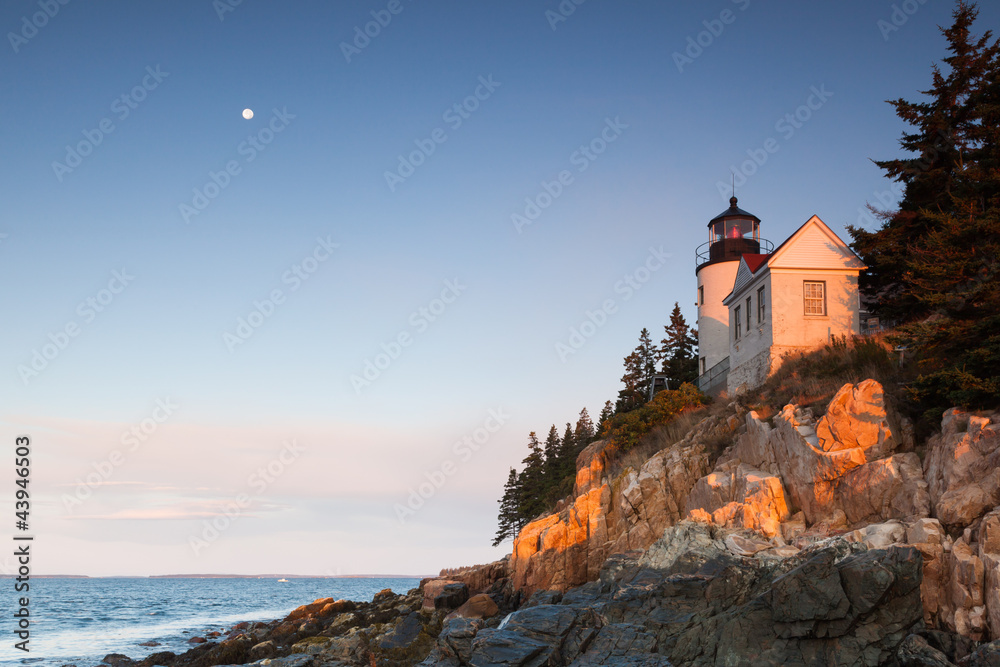 Bass Harbor Lighthouse, Acadia National Park, Maine, USA