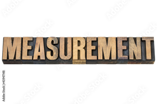 measurement word in wood type