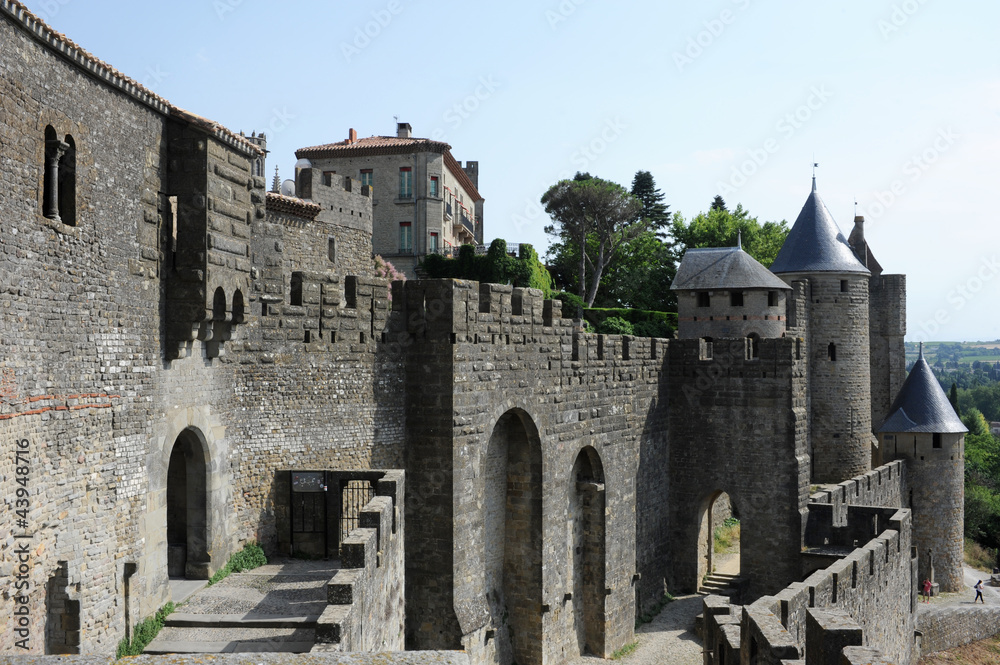 La citadella di Carcassonne patrimonio mondiale dell'UNESCO