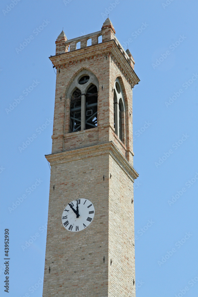 Bell Tower of the Church in Lio Piccolo
