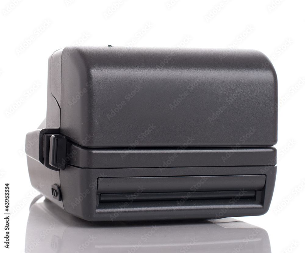 Old instant analog film camera Old instant analog film camera