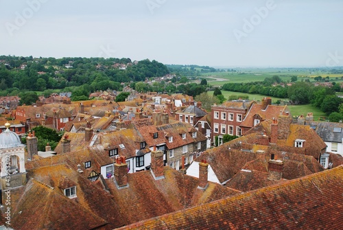 Rye rooftops, East Sussex, England photo