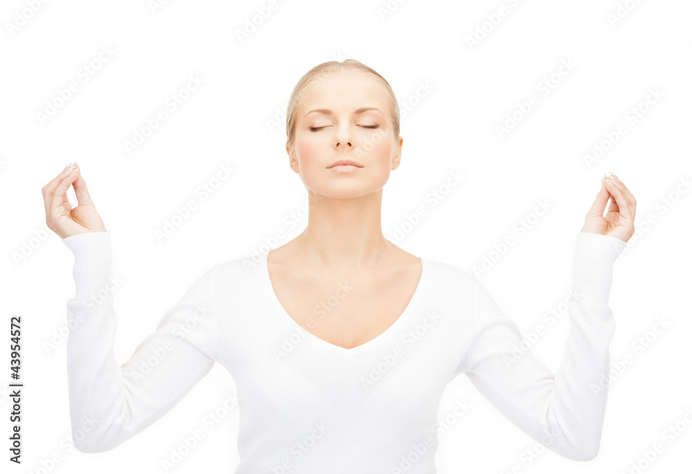 woman in meditation woman in meditation