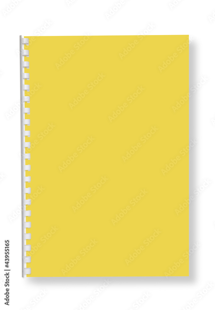 Paper spiral notebook. Paper spiral notebook.