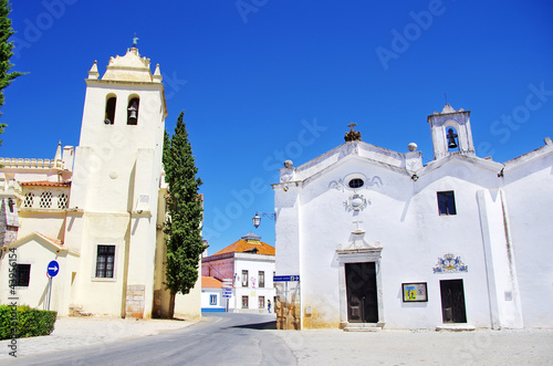 Square of Alvito village, Alentejo, Portugal photo