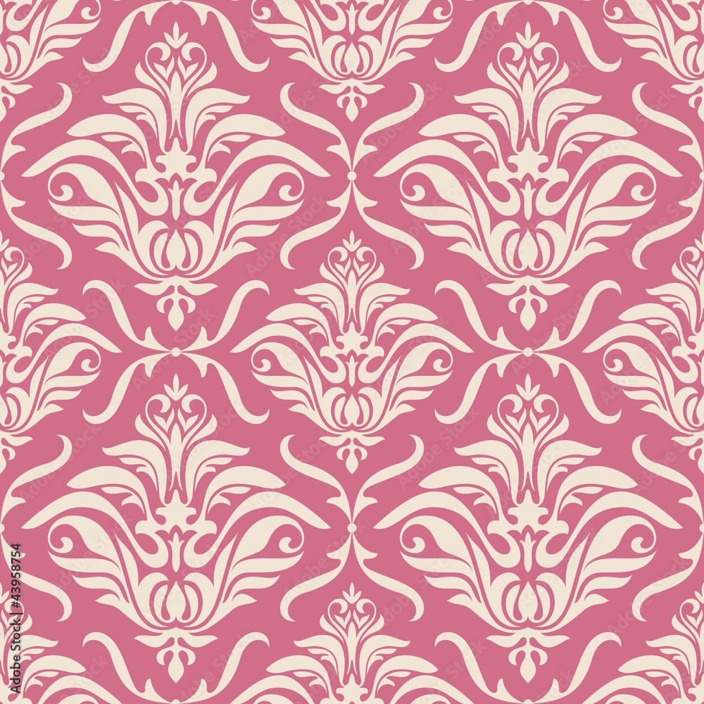 retro floral background