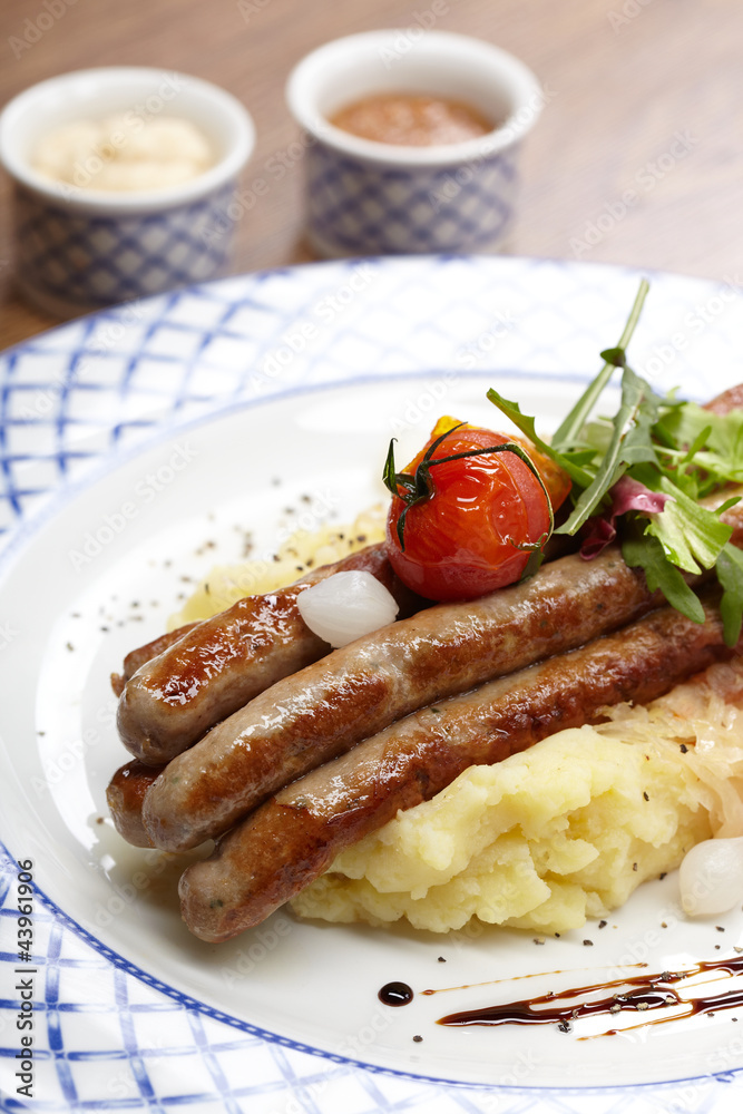 sausage with potatoes sausage with potatoes