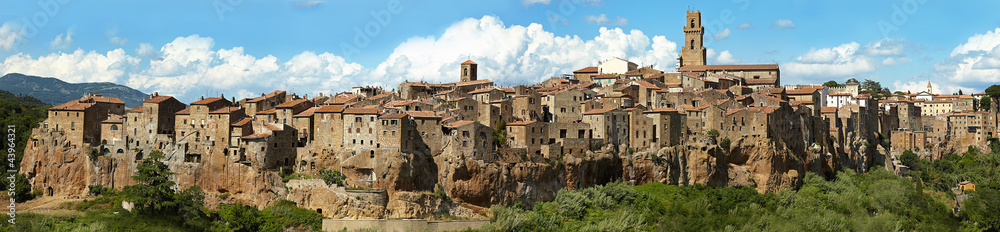 Panorama of Pitigliano, Tuscany