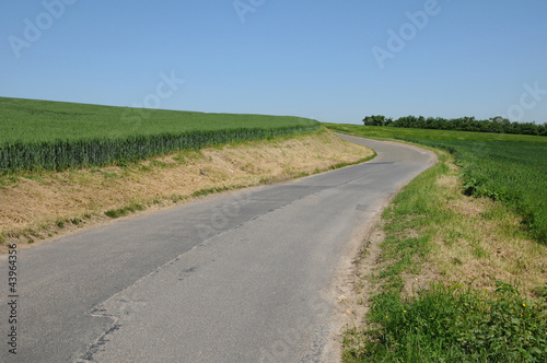 France, a country road in Morainvilliers photo