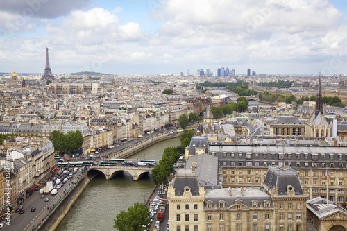 Paris skyline and Seine River, France © vlad_g