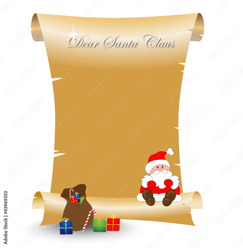 Parchment gold Christmas