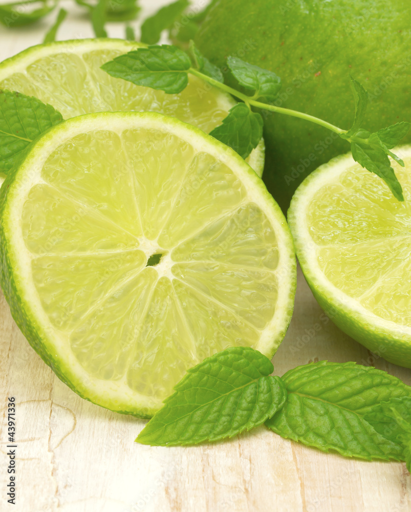 lime with mint lime with mint