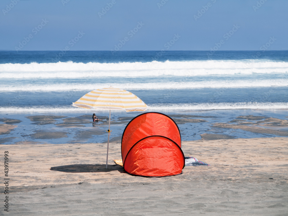Sombrilla de playa fotos de stock, imágenes de Sombrilla de playa