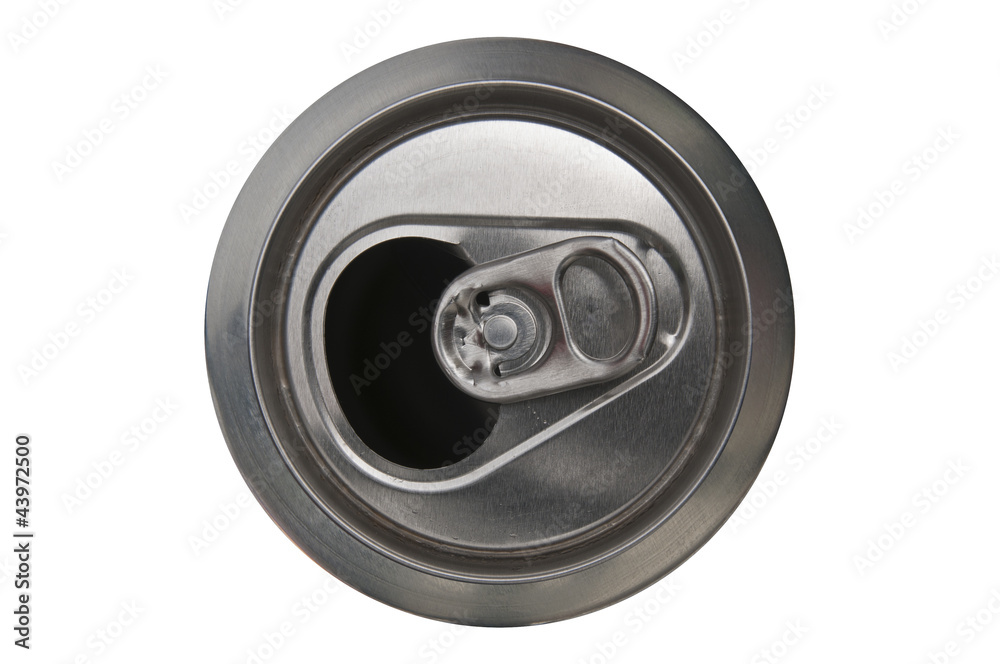 Open can top isolated on a white background Open can top isolated on a white background