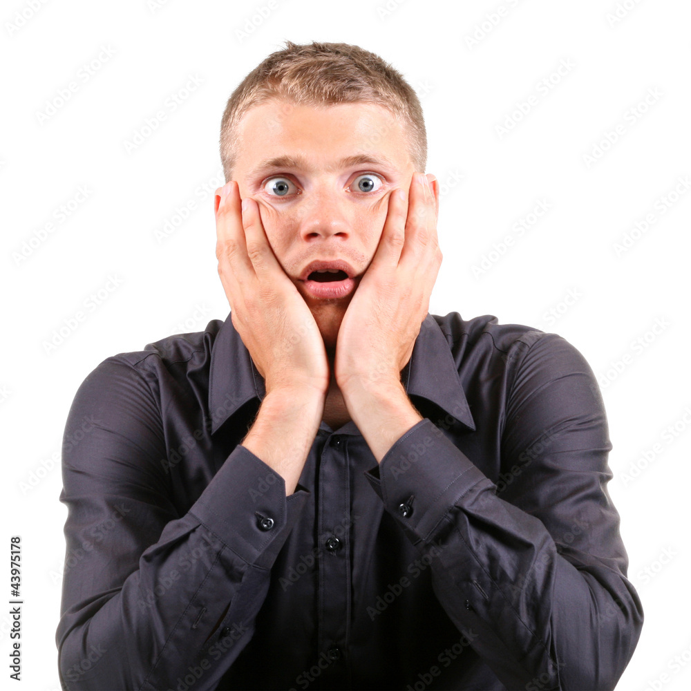 shocked man shocked man