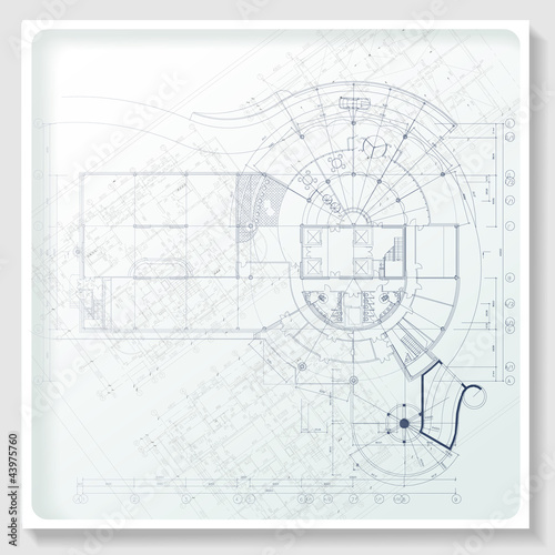 Architectural background. Part of architectural project