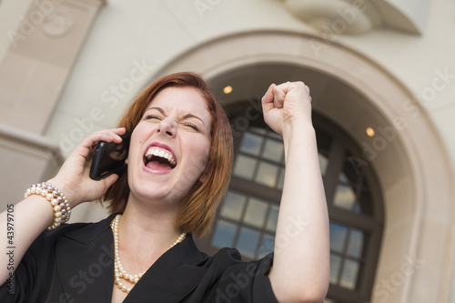 Young Businesswoman with Fi...