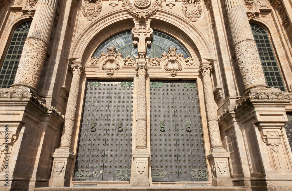 Puerta de la Catedral de Santiago de Compostela