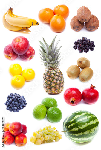 collection of fresh fruits