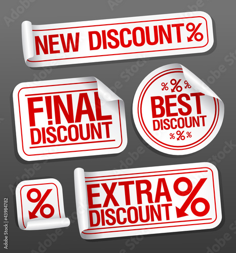 Best discount sale stickers set