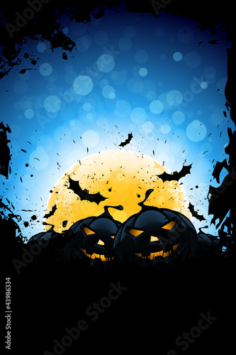 Grunge Halloween Party Background