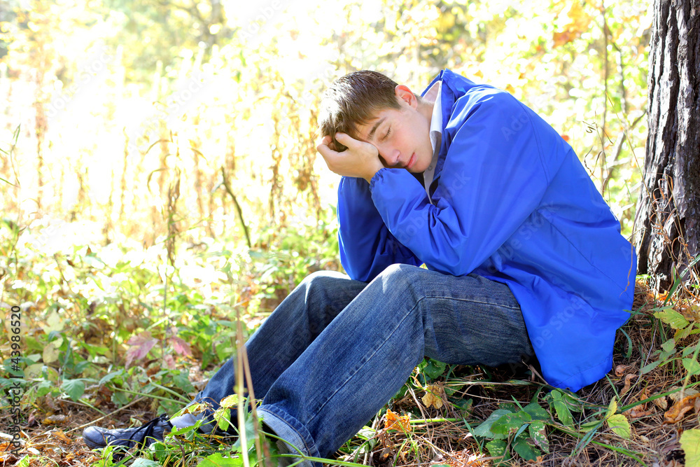 sad young man sad young man