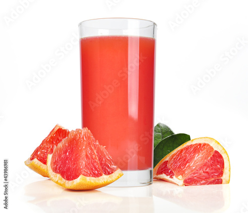 pink grapefruit juice photo