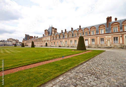 garden of Fontainebleau palace, France