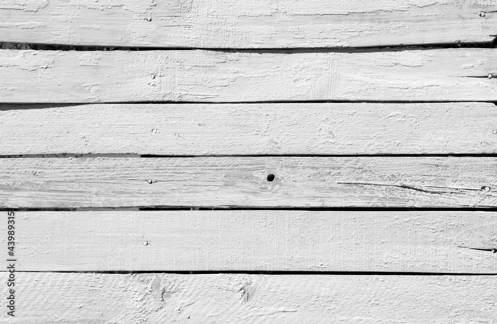 Obraz premium Weathered white wood