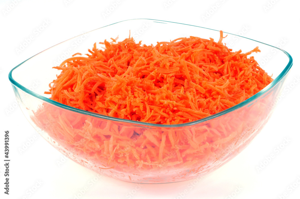 Saladier de carottes râpées Saladier de carottes râpées