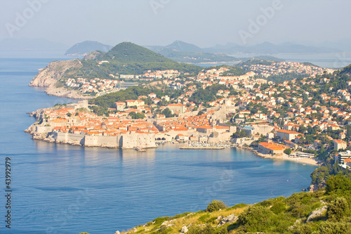 The Old Town of Dubrovnik, sunrise, early morning,  Croatia © dziewul