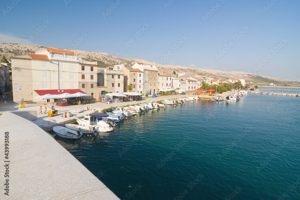 Pag, landscapes in Croatia