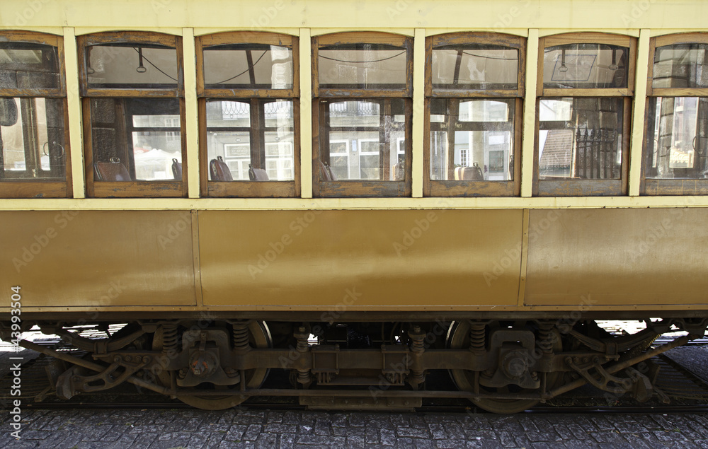 Fototapeta premium Old city train