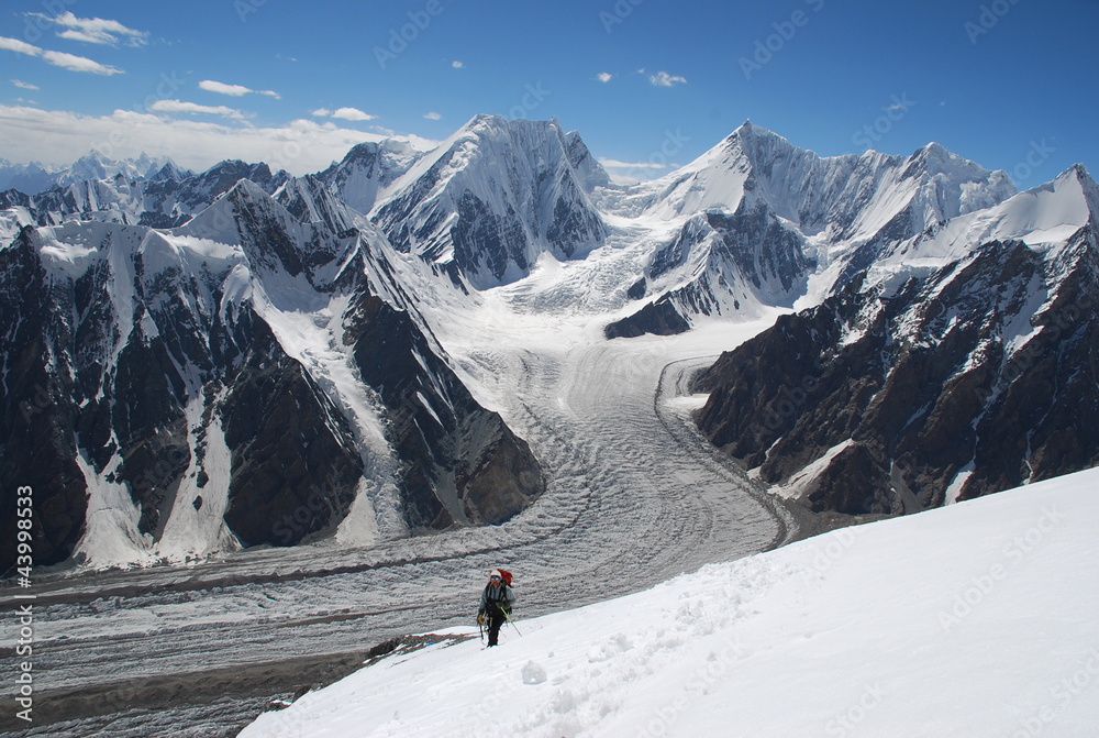 Beautiful mountain landscape.Peak.Area.Pakistan