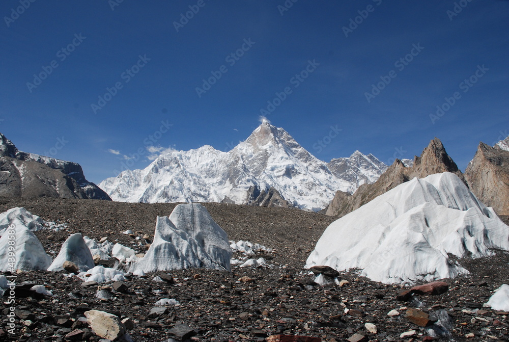 Beautiful mountain landscape.Peak.Area.Pakistan