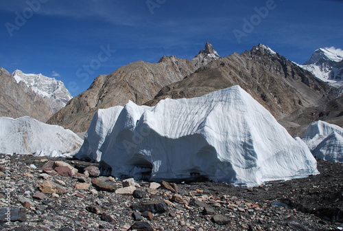 Beautiful mountain landscape.Peak.Area.Pakistan