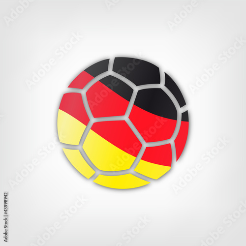 Deutschland Fu  ball Icon