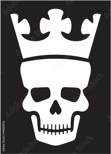 skull and crown