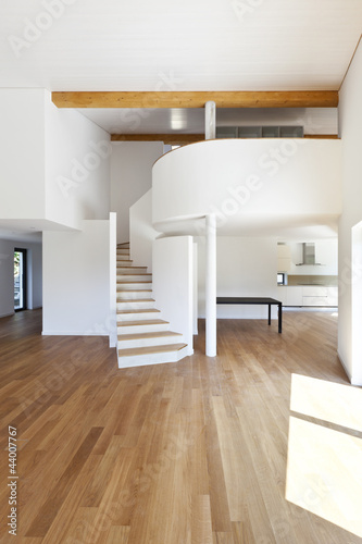 interior modern house  large open space