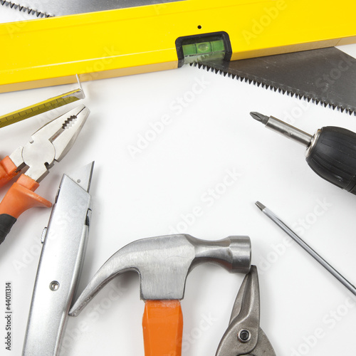 Heap of a few carpenter instruments