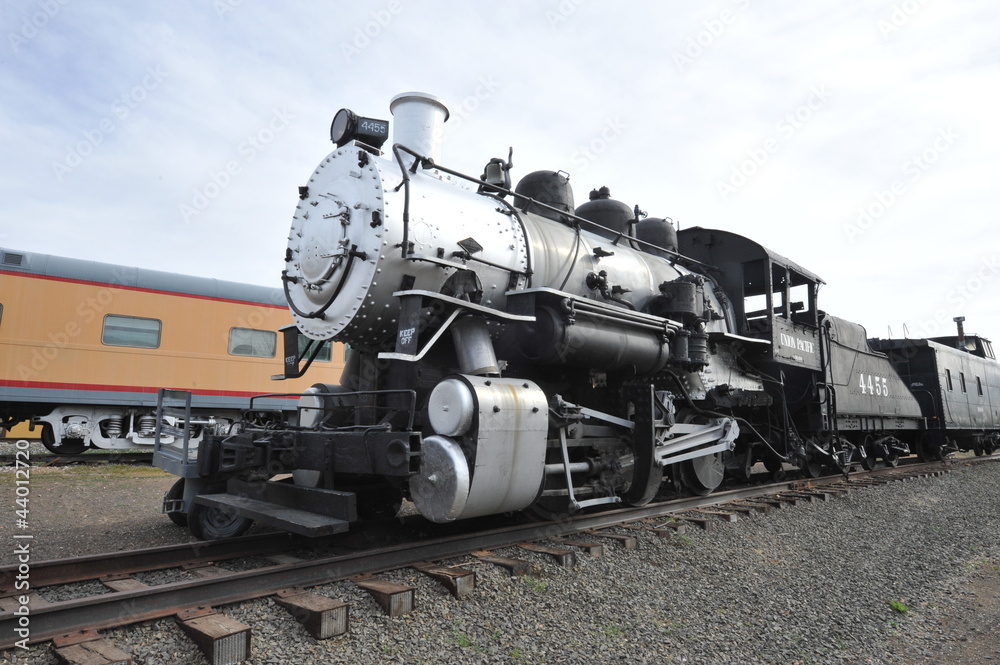 Naklejka premium Lokomotywa w Denver w stanie Kolorado, Muzeum