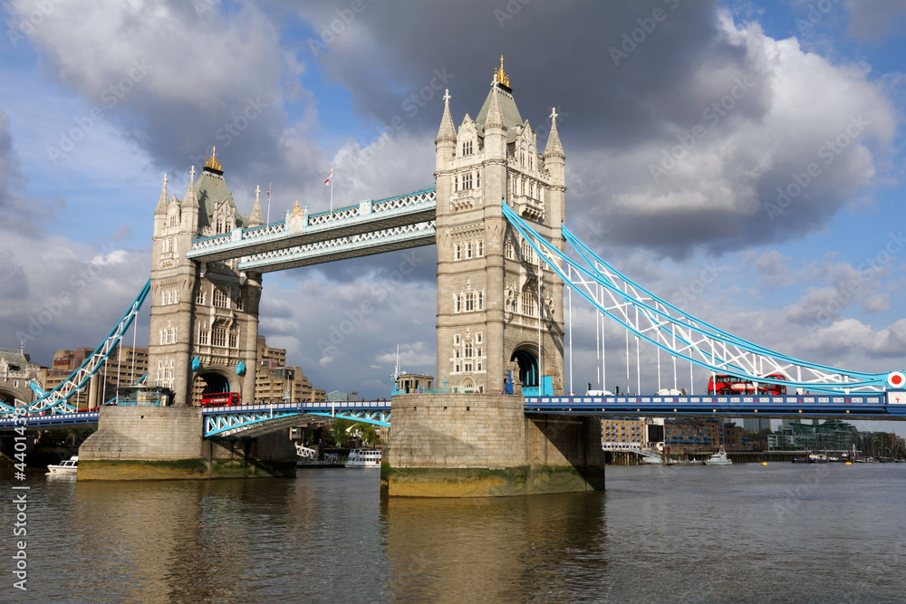 Famous Tower Bridge, London