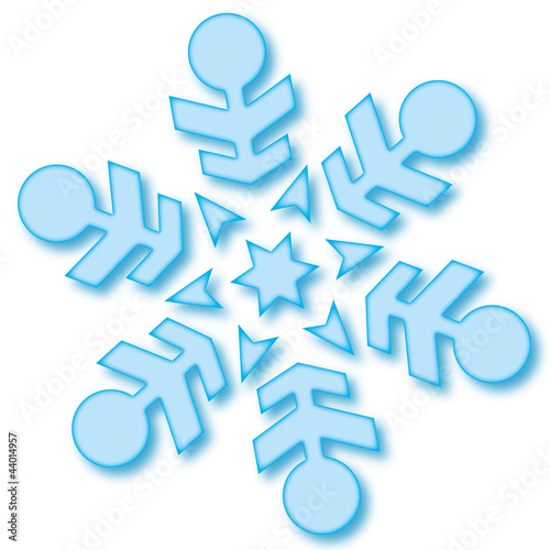 Eiskristall Schneeflocke