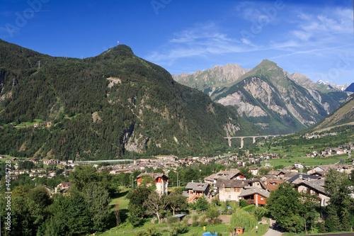 Tableau sur toile Aosta valley - Morgex