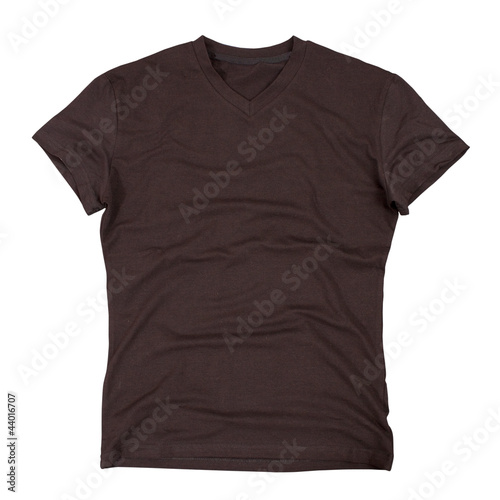 T-shirt isolated on white background. Clipping paths included.