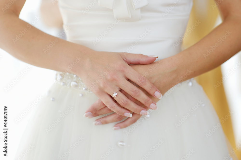 Bride's hands Bride's hands