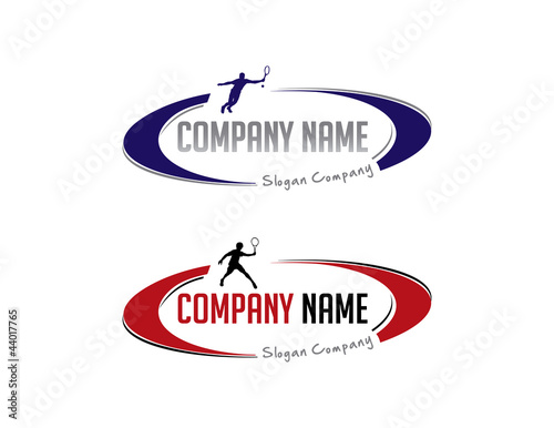 oval tennis logo