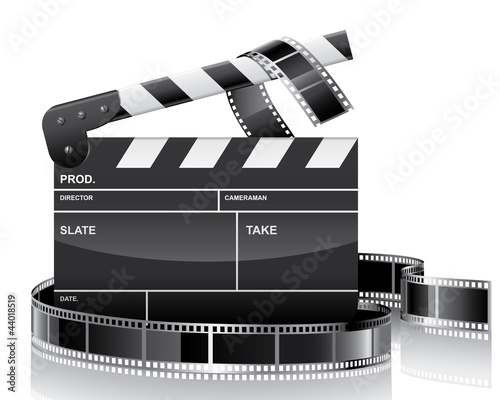 clapper and film