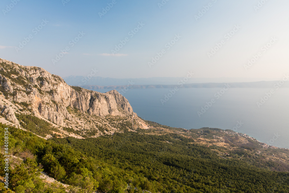 Biokovo widok na morze
